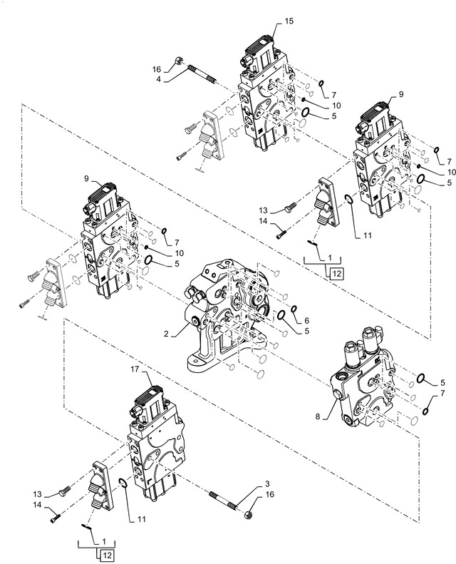 New Holland T6090 T6070 Zawór kolektora 87659941 - Spare parts for Farm tractor: picture 1 New Holland T6090 T6070 Zawór kolektora 87659941 - Spare parts for Farm tractor: picture 1
