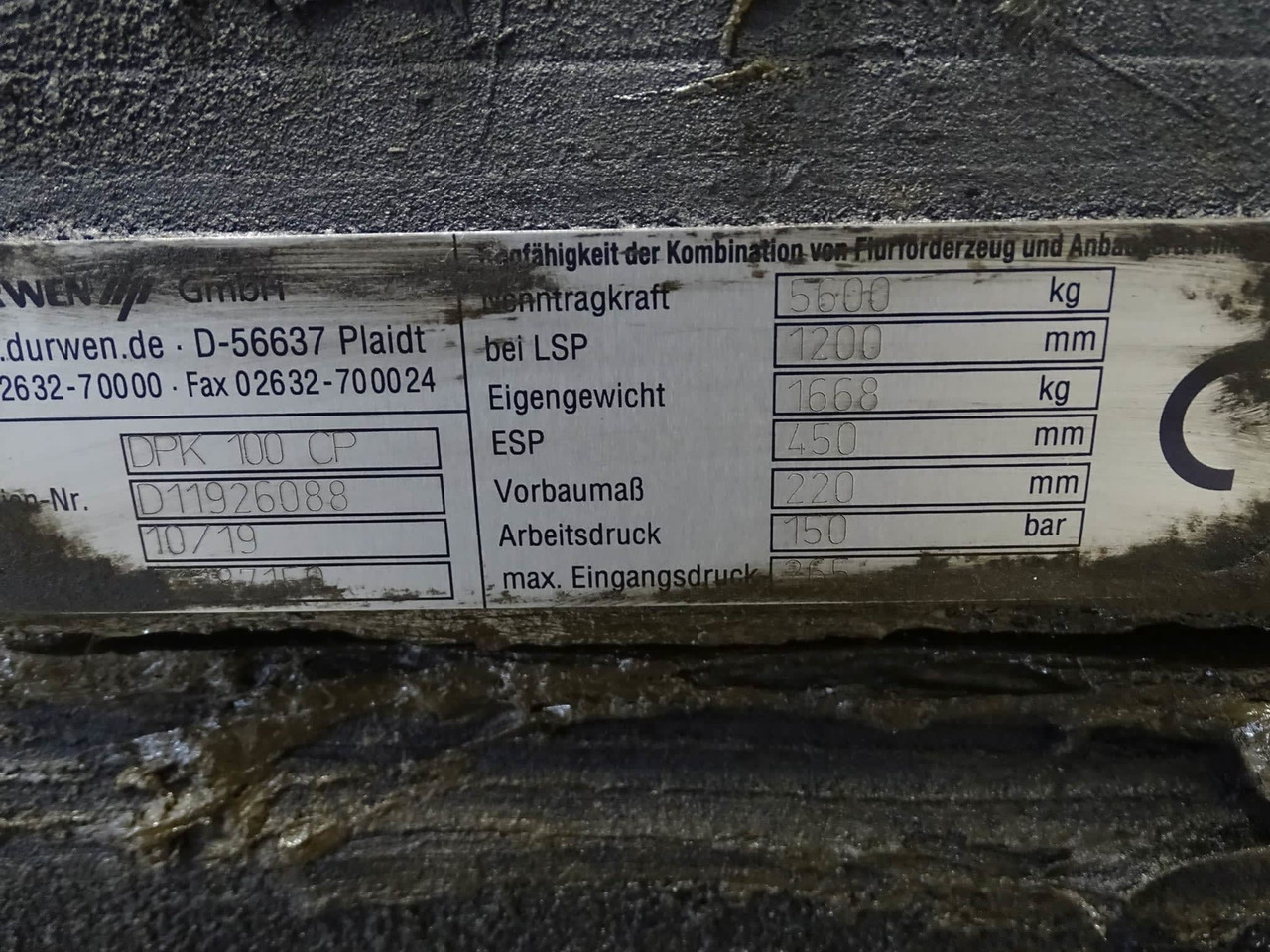 Durwen Rotary device FEM 4 DPK100CP - Attachment for Material handling equipment: picture 2 Durwen Rotary device FEM 4 DPK100CP - Attachment for Material handling equipment: picture 2