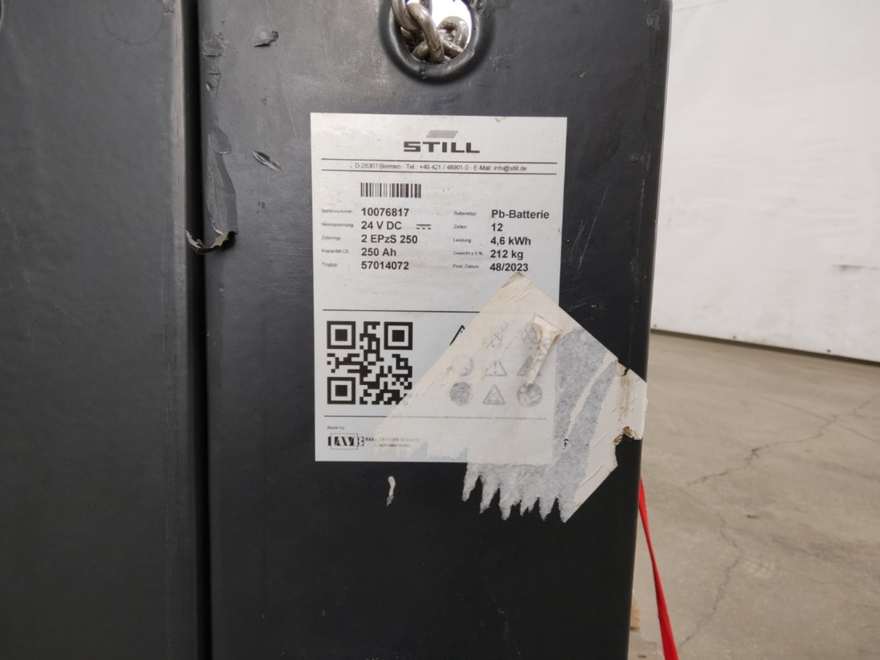 Battery package 3x pieces - Battery for Material handling equipment: picture 2 Battery package 3x pieces - Battery for Material handling equipment: picture 2