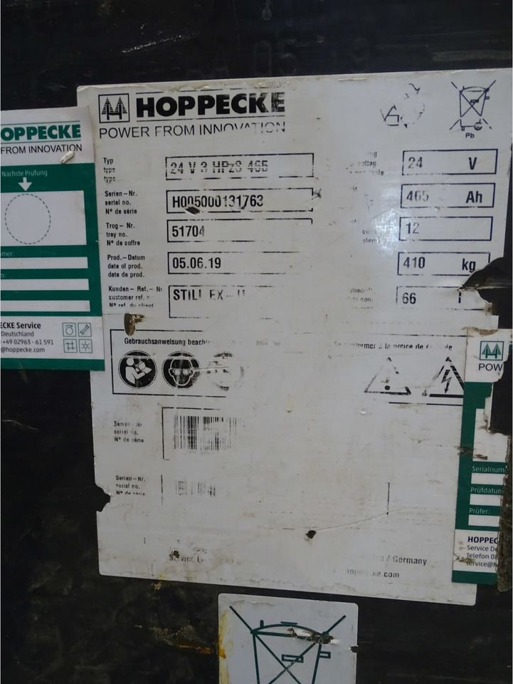 Battery package 4x pieces - Battery for Material handling equipment: picture 2 Battery package 4x pieces - Battery for Material handling equipment: picture 2