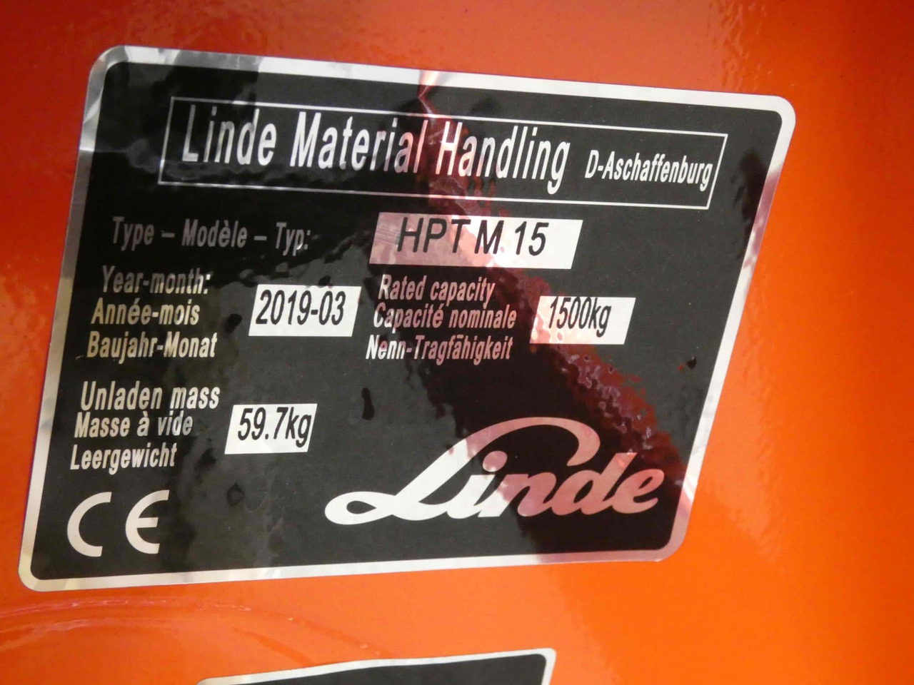 Linde 3x HPTM15/565mm - Pallet truck: picture 2 Linde 3x HPTM15/565mm - Pallet truck: picture 2