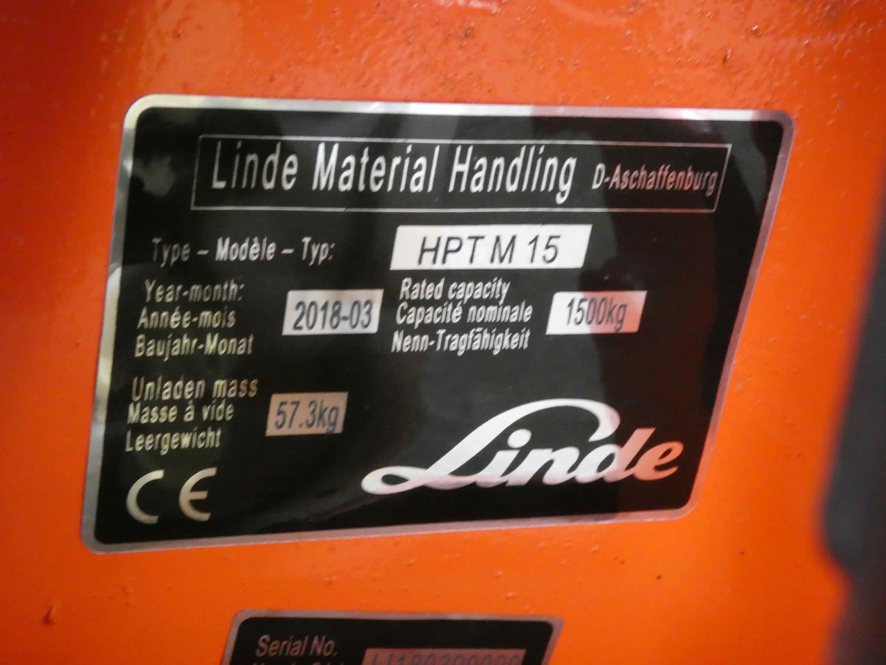 Linde 4x HPTM15Low/350mm - Pallet truck: picture 2 Linde 4x HPTM15Low/350mm - Pallet truck: picture 2