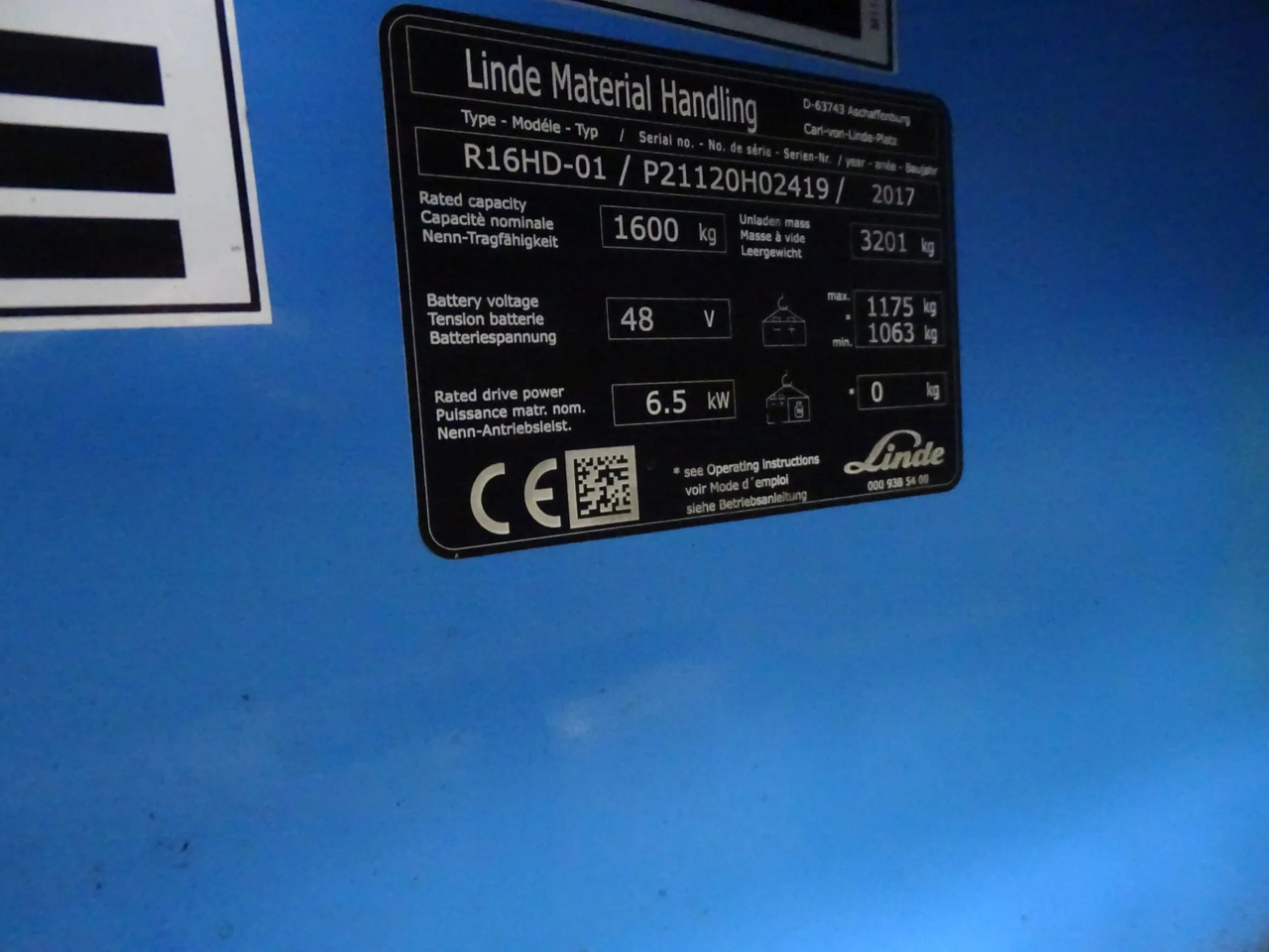 Linde R16HD-01 - Reach truck: picture 2 Linde R16HD-01 - Reach truck: picture 2