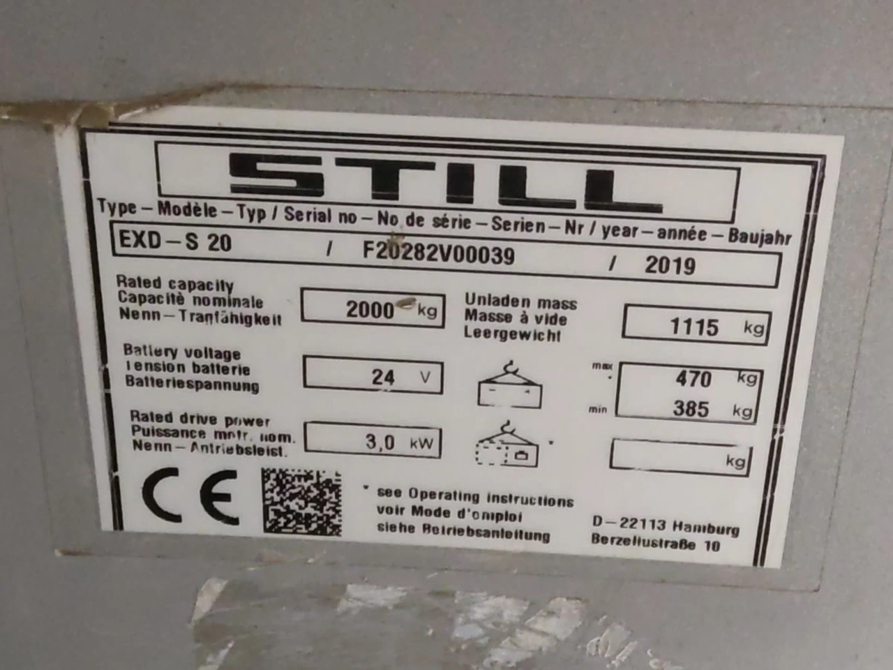 STILL EXD-S20 - Stacker: picture 5 STILL EXD-S20 - Stacker: picture 5