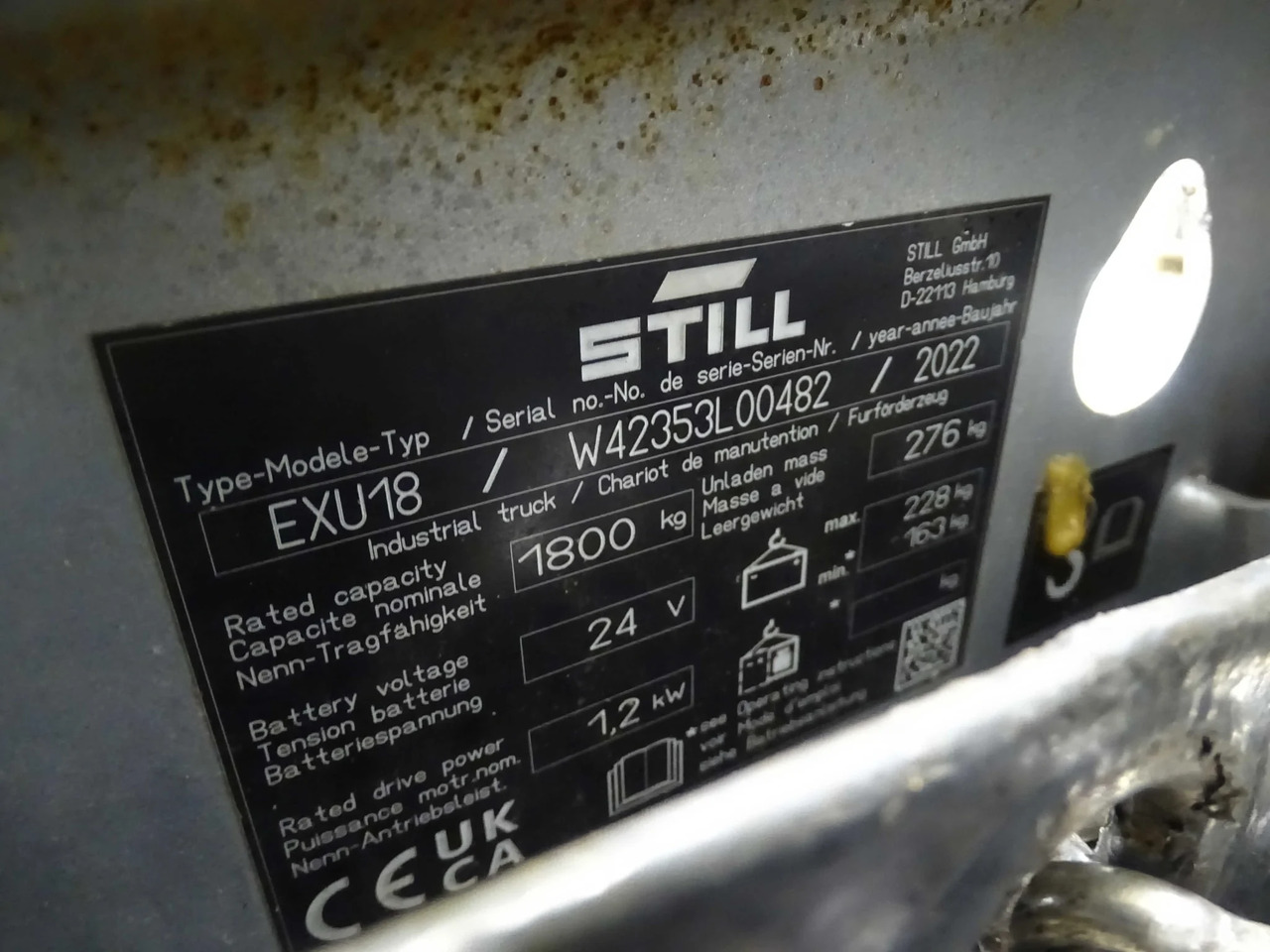 STILL EXU18 - Pallet truck: picture 2 STILL EXU18 - Pallet truck: picture 2