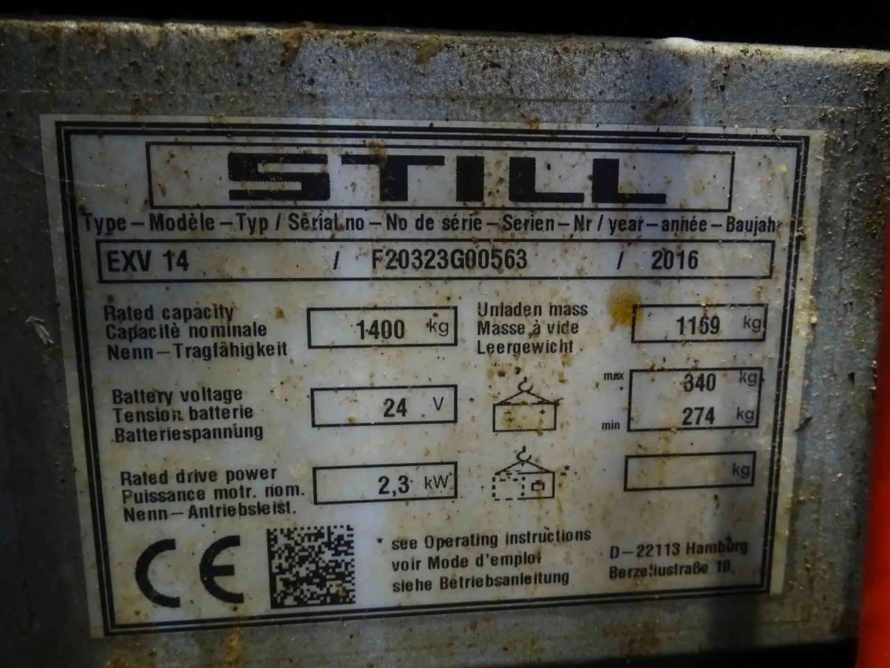 STILL EXV14 - Stacker: picture 5 STILL EXV14 - Stacker: picture 5