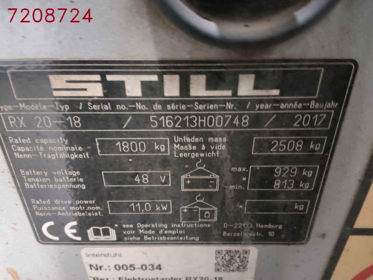 STILL RX20-18 - Electric forklift: picture 2 STILL RX20-18 - Electric forklift: picture 2