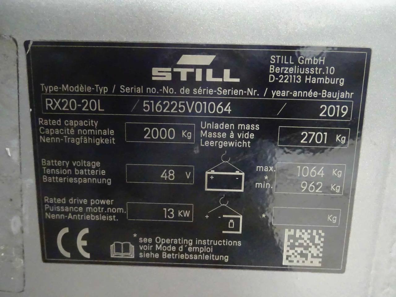 STILL RX20-20L - Electric forklift: picture 2 STILL RX20-20L - Electric forklift: picture 2