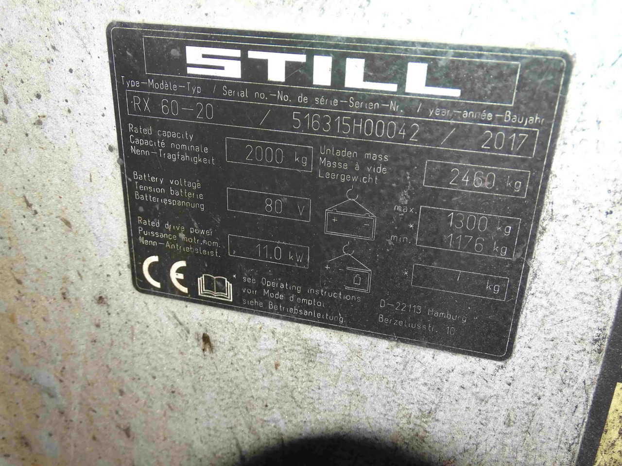 STILL RX60-20 - Electric forklift: picture 2 STILL RX60-20 - Electric forklift: picture 2