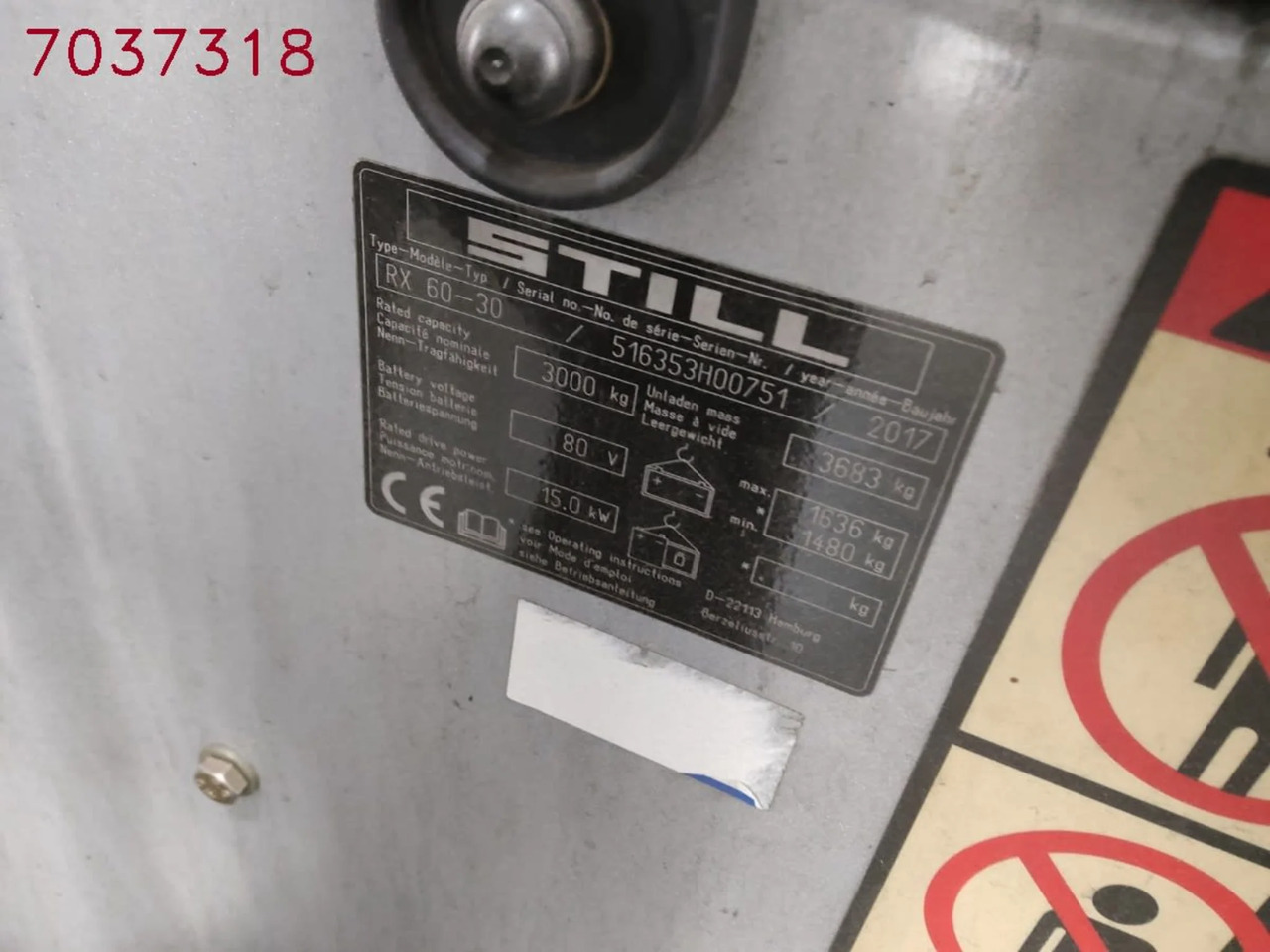 STILL RX60-30 - Electric forklift: picture 2 STILL RX60-30 - Electric forklift: picture 2