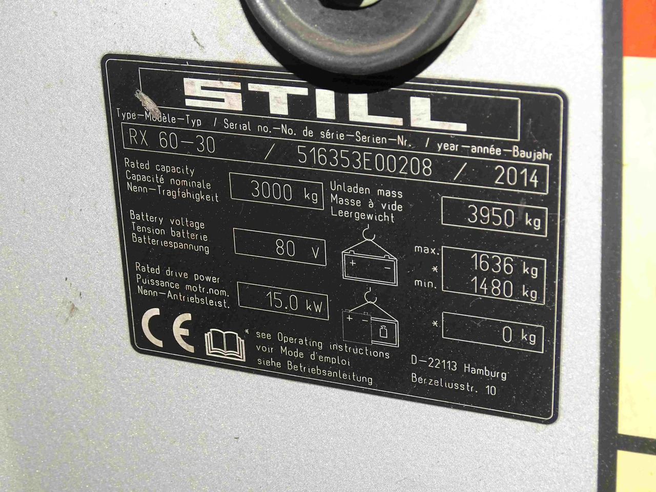 STILL RX60-30 - Electric forklift: picture 2 STILL RX60-30 - Electric forklift: picture 2