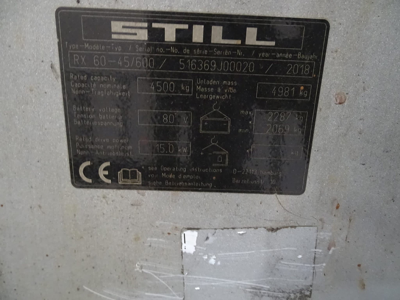 STILL RX60-45/600 - Electric forklift: picture 2 STILL RX60-45/600 - Electric forklift: picture 2