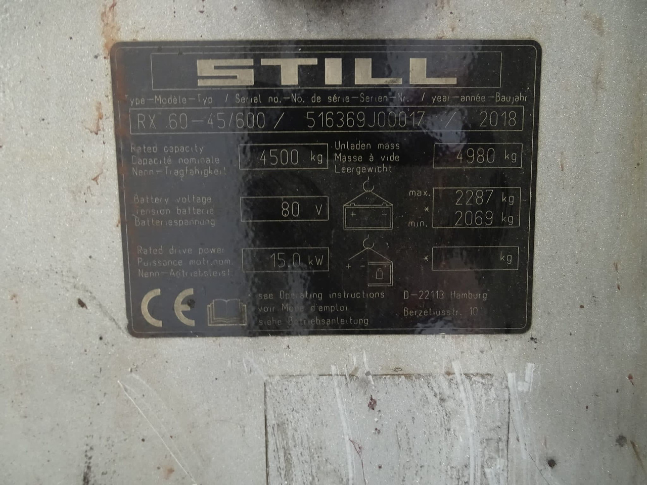STILL RX60-45/600 - Electric forklift: picture 2 STILL RX60-45/600 - Electric forklift: picture 2