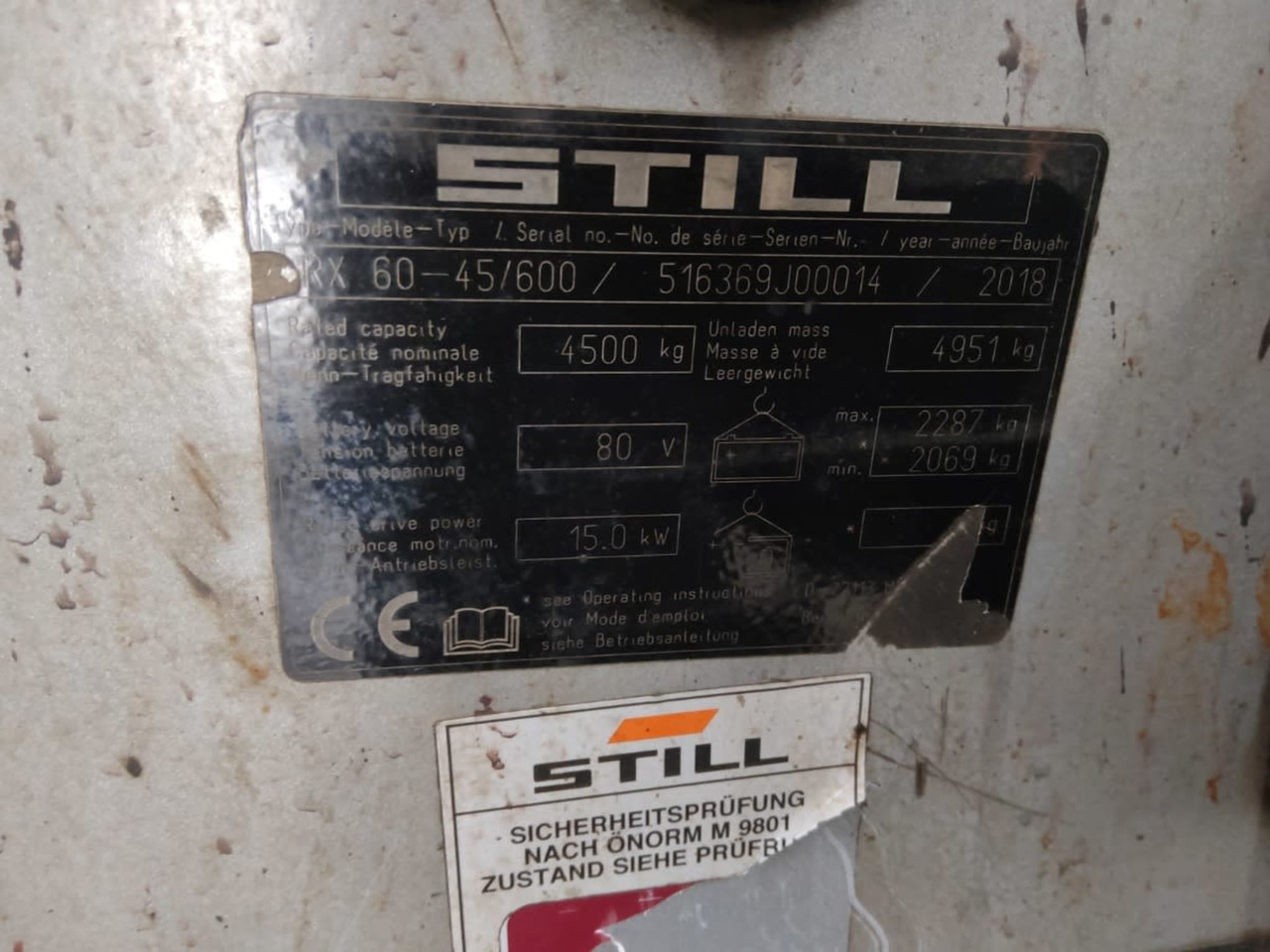 STILL RX60-45/600 - Electric forklift: picture 2 STILL RX60-45/600 - Electric forklift: picture 2