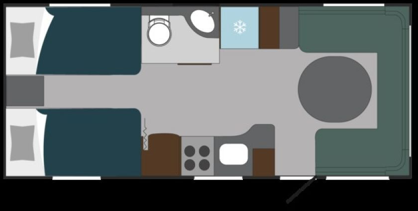 Polar Blackline 590 S WINTERCAMPING & LUXUS PUR - Caravan: picture 2 Polar Blackline 590 S WINTERCAMPING & LUXUS PUR - Caravan: picture 2