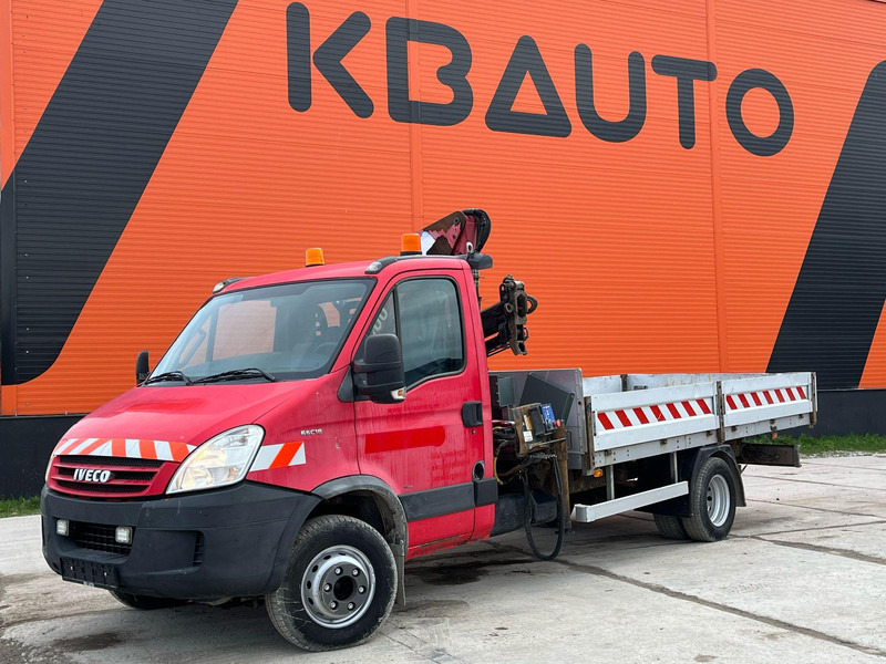 Iveco Daily 65C18 4x2 HMF 683 K2 / PLATFORM L=4256 mm - Flatbed van: picture 2 Iveco Daily 65C18 4x2 HMF 683 K2 / PLATFORM L=4256 mm - Flatbed van: picture 2