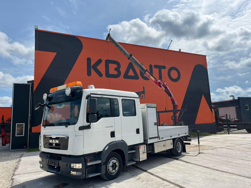 MAN TGL 8.220 4x2 HMF 270 K2 / WINCH / PLATFORM L=2779 mm - Dropside/ Flatbed truck, Crane truck: picture 1 MAN TGL 8.220 4x2 HMF 270 K2 / WINCH / PLATFORM L=2779 mm - Dropside/ Flatbed truck, Crane truck: picture 1