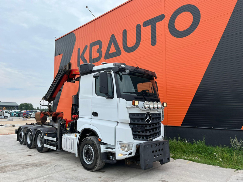 Mercedes-Benz Arocs 3242 8x4 + PK22002 - Hook lift truck, Crane truck: picture 4 Mercedes-Benz Arocs 3242 8x4 + PK22002 - Hook lift truck, Crane truck: picture 4