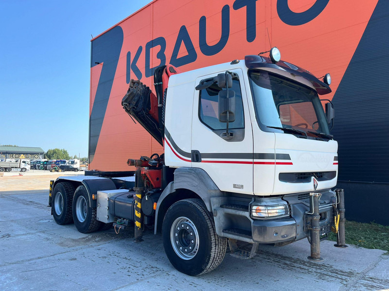 Renault 420 DCI 6x4 PK 32080 / FULL STEEL - Dropside/ Flatbed truck, Crane truck: picture 4 Renault 420 DCI 6x4 PK 32080 / FULL STEEL - Dropside/ Flatbed truck, Crane truck: picture 4