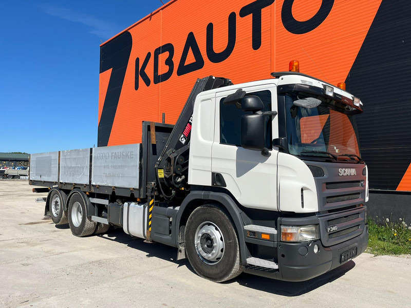 Scania P 340 6x2 HIAB 135-4 / PLATFORM L=6171 mm - Dropside/ Flatbed truck, Crane truck: picture 4 Scania P 340 6x2 HIAB 135-4 / PLATFORM L=6171 mm - Dropside/ Flatbed truck, Crane truck: picture 4