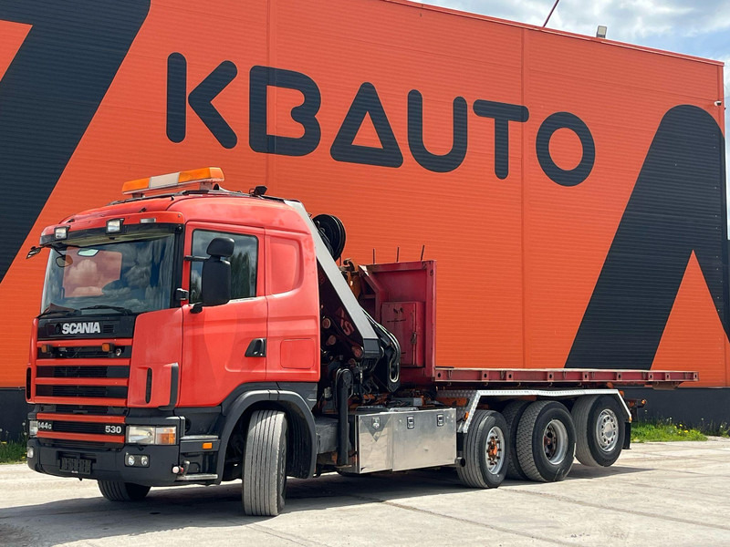 Scania R 144 8x2/4 HIAB 211EP-5 YEAR 2008 / HOOK LIFT L=5400 mm - Hook lift truck, Crane truck: picture 2 Scania R 144 8x2/4 HIAB 211EP-5 YEAR 2008 / HOOK LIFT L=5400 mm - Hook lift truck, Crane truck: picture 2