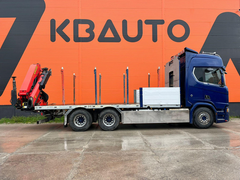 Scania R 650 6x4 PK 24001 / PLATFORM L=6800 mm - Dropside/ Flatbed truck, Crane truck: picture 5 Scania R 650 6x4 PK 24001 / PLATFORM L=6800 mm - Dropside/ Flatbed truck, Crane truck: picture 5