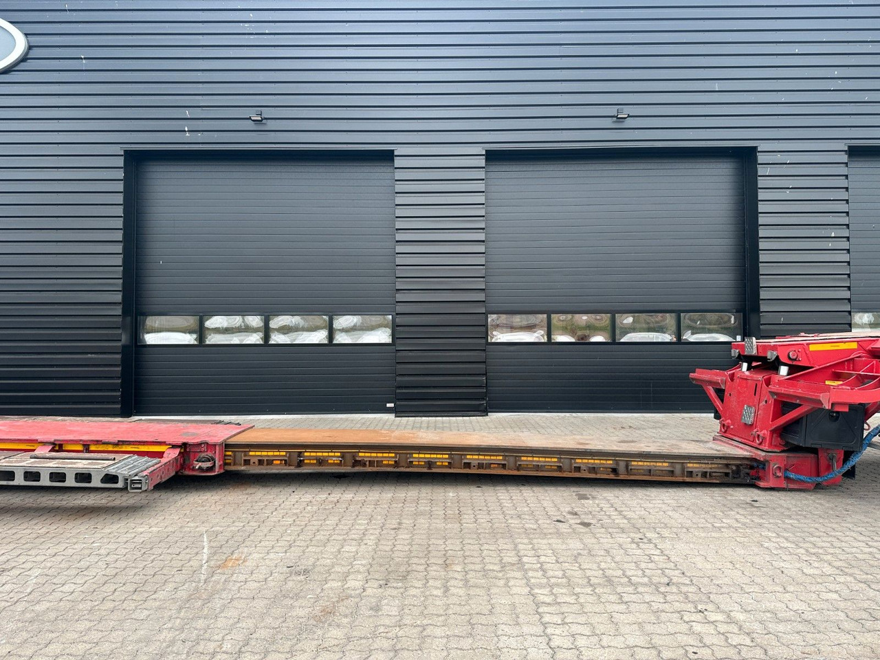 Low loader semi-trailer Faymonville 2 achs tiefbett / ausziehbar / baggerbett: picture 8