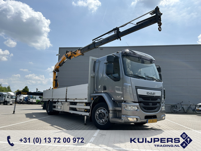 DAF LF 310 FA / Effer 175.2/3s Crane / 728 dkm / Flat Bed / APK TUV 10-25 - Crane truck: picture 1 DAF LF 310 FA / Effer 175.2/3s Crane / 728 dkm / Flat Bed / APK TUV 10-25 - Crane truck: picture 1