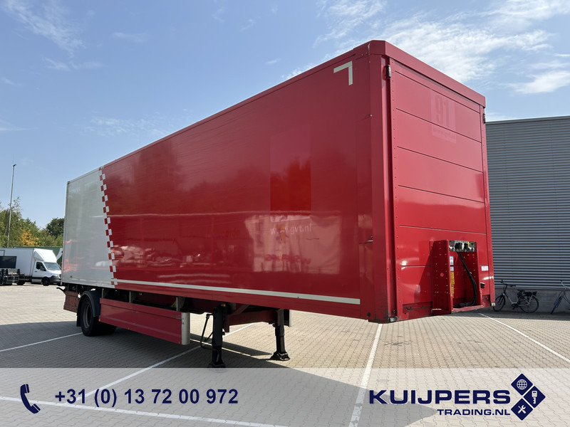 Groenewegen Jumbo / City / Box / Laadklep 2500 kg / APK TUV 11-25 - Closed box semi-trailer: picture 1 Groenewegen Jumbo / City / Box / Laadklep 2500 kg / APK TUV 11-25 - Closed box semi-trailer: picture 1
