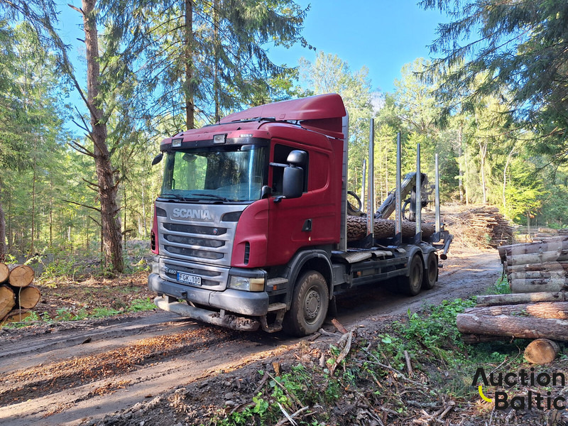 Scania R 480 - Timber truck, Crane truck: picture 2 Scania R 480 - Timber truck, Crane truck: picture 2