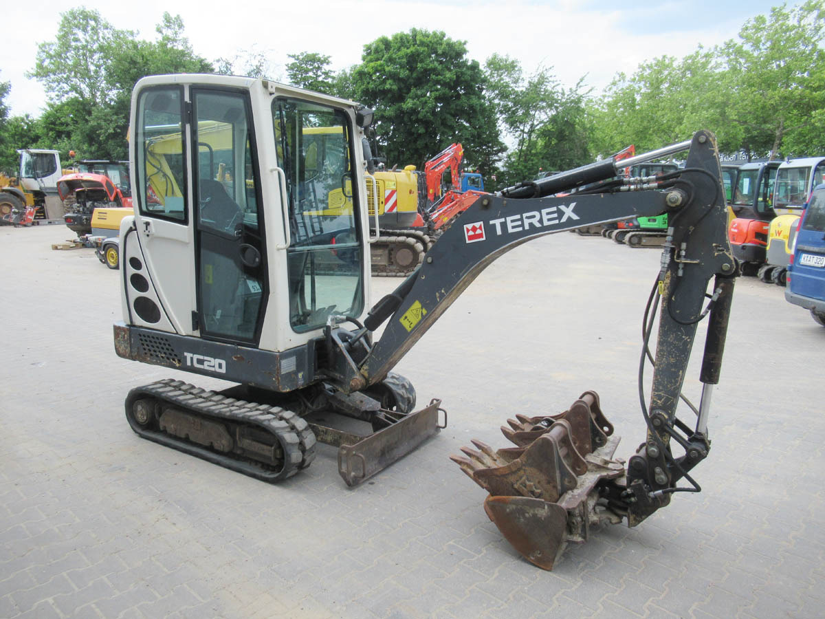 Terex TC20 hydr. Schwenklöffel - Mini excavator: picture 2 Terex TC20 hydr. Schwenklöffel - Mini excavator: picture 2