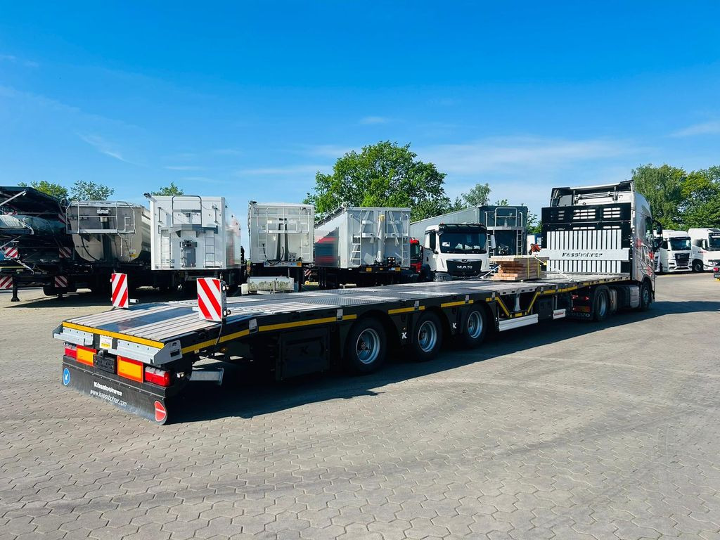Kässbohrer Mega Tele HD Plattform Auflieger mit Radmulden - Dropside/ Flatbed semi-trailer: picture 3 Kässbohrer Mega Tele HD Plattform Auflieger mit Radmulden - Dropside/ Flatbed semi-trailer: picture 3