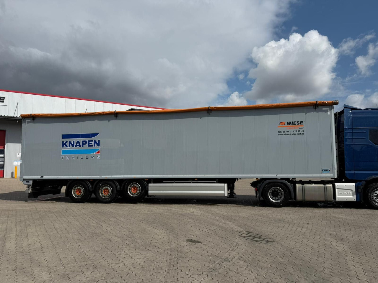 Knapen K100 Schubboden 92m³ 10mm Boden sehr sauber - Walking floor semi-trailer: picture 5 Knapen K100 Schubboden 92m³ 10mm Boden sehr sauber - Walking floor semi-trailer: picture 5