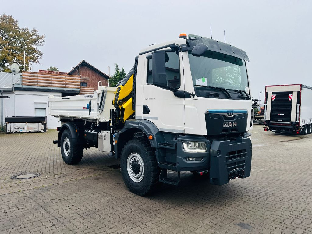 MAN TGM 18.320 4x4 BB Kipper Kran111 Single Winter - Crane truck, Tipper: picture 2 MAN TGM 18.320 4x4 BB Kipper Kran111 Single Winter - Crane truck, Tipper: picture 2
