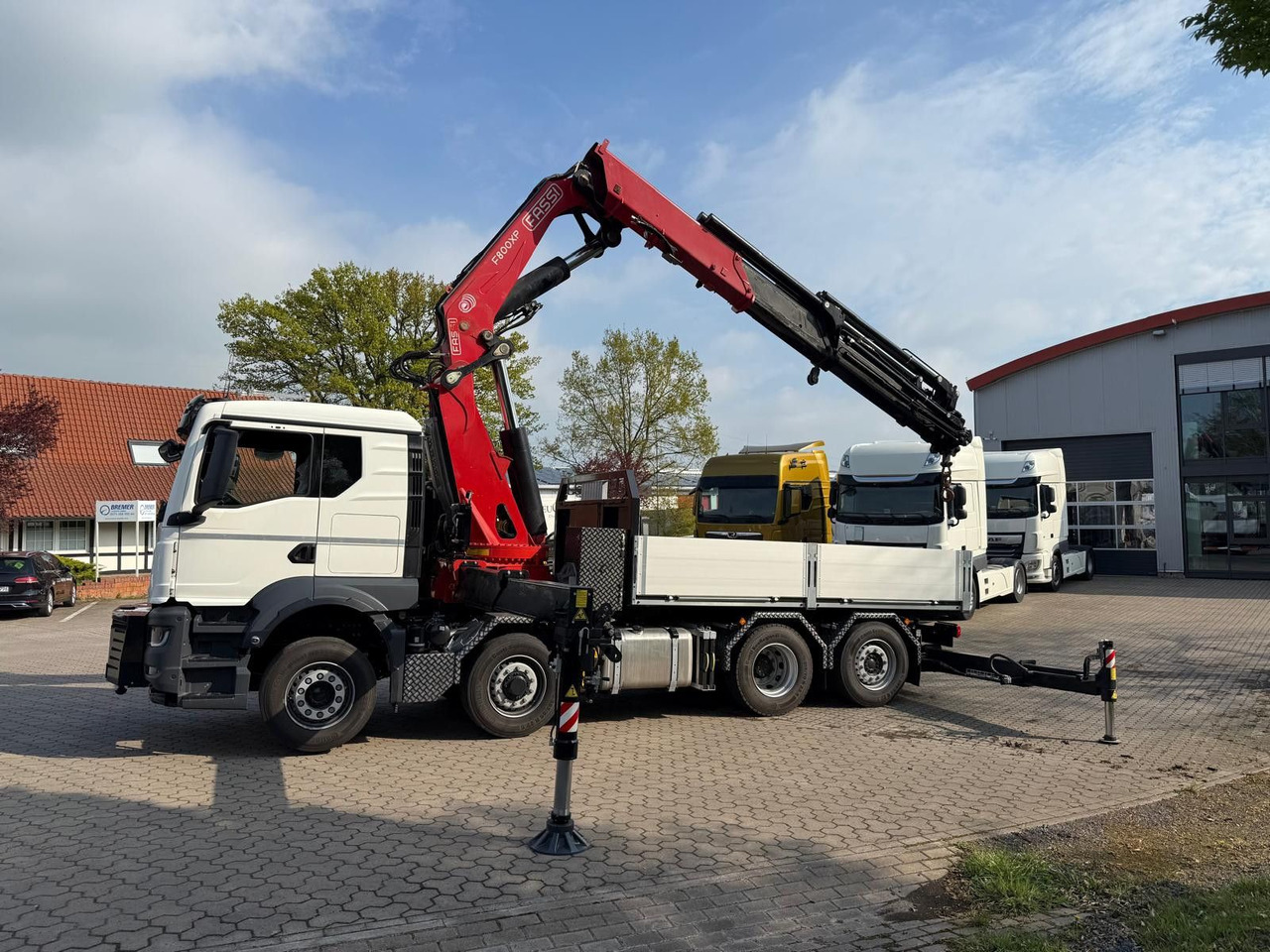 MAN 35.520 8x4 Fassi F800 RA2.28 OHNE ABSTÜTZÜBERWA. - Tractor unit: picture 1 MAN 35.520 8x4 Fassi F800 RA2.28 OHNE ABSTÜTZÜBERWA. - Tractor unit: picture 1