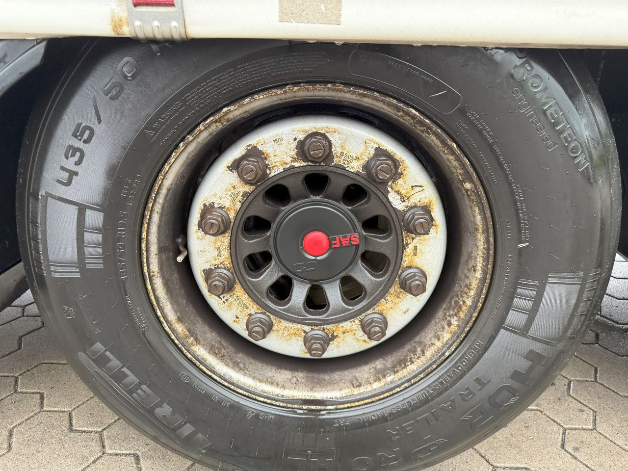 Low loader semi-trailer Wiese Mega Schiebeplane mit Dhollandia Rampe 9t: picture 15