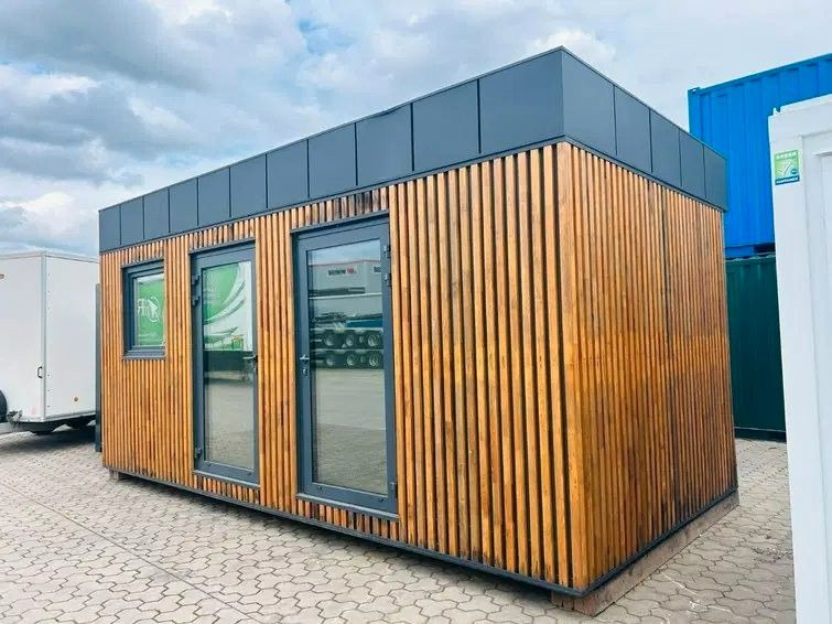 Wiese Wunderschöner Büro/Saunacontainer - Container transporter/ Swap body trailer: picture 2 Wiese Wunderschöner Büro/Saunacontainer - Container transporter/ Swap body trailer: picture 2