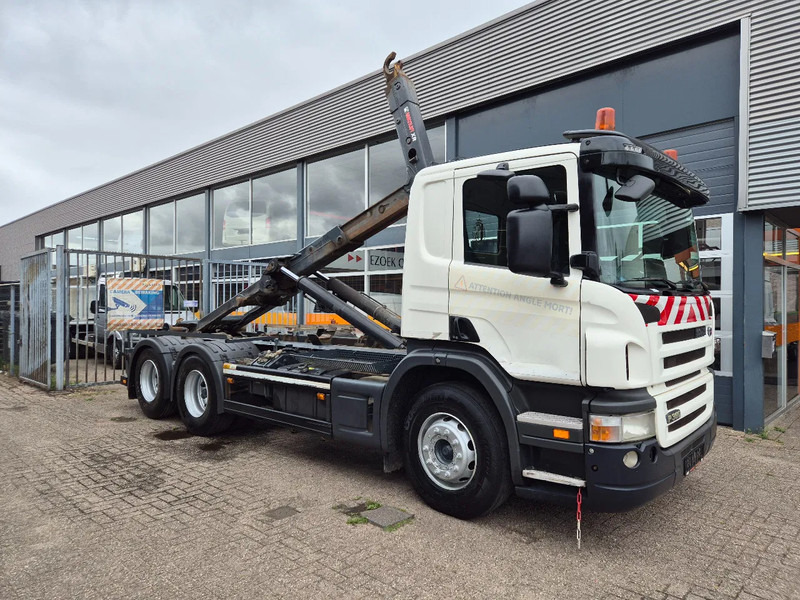 Scania P360 6X2 Containersysteem/ 21T Multilift/ Adjustable Hook - Hook lift truck: picture 1 Scania P360 6X2 Containersysteem/ 21T Multilift/ Adjustable Hook - Hook lift truck: picture 1