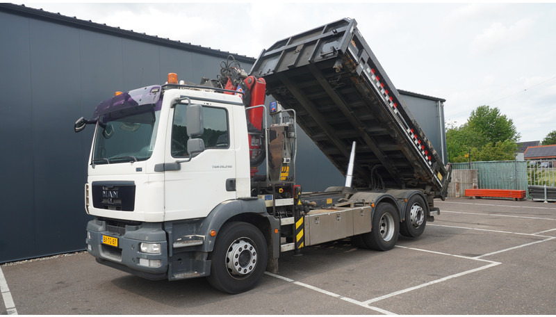 MAN TGM 26.290 TIPPER WITH HMF 1643 Z2 CRANE - Crane truck: picture 5 MAN TGM 26.290 TIPPER WITH HMF 1643 Z2 CRANE - Crane truck: picture 5