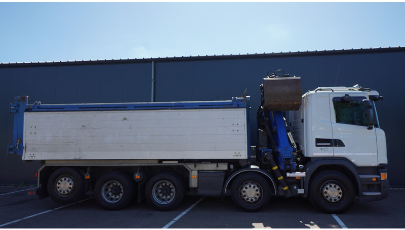 Scania G 490 10X4 CABLE SYSTEM TRUCK WITH PALFINGER Q180Z95TR CRANE - Crane truck: picture 4 Scania G 490 10X4 CABLE SYSTEM TRUCK WITH PALFINGER Q180Z95TR CRANE - Crane truck: picture 4