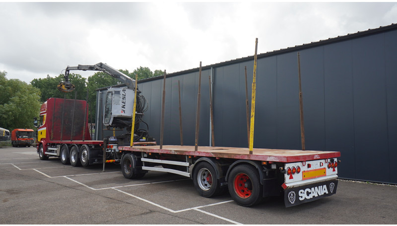 Scania R 580 V8 8X4 LOGTRANSPORT COMBI WITH MTDK YEAR 2012 TRAILER KESLA 46 CRANE - Timber truck, Crane truck: picture 4 Scania R 580 V8 8X4 LOGTRANSPORT COMBI WITH MTDK YEAR 2012 TRAILER KESLA 46 CRANE - Timber truck, Crane truck: picture 4