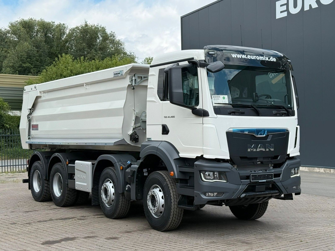 MAN TGS 41.480 BB 8X4 Euromix Mulden Kipper HARDOX - Tipper: picture 3 MAN TGS 41.480 BB 8X4 Euromix Mulden Kipper HARDOX - Tipper: picture 3