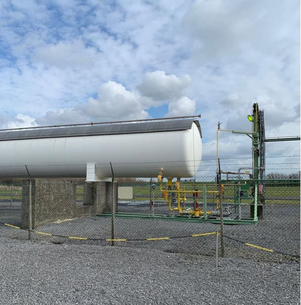 200m3 stationary gastank Gas, LPG, GPL, GAZ, Propane with Sun roof and appendages Used Tank ID 1.209 - Storage tank: picture 4 200m3 stationary gastank Gas, LPG, GPL, GAZ, Propane with Sun roof and appendages Used Tank ID 1.209 - Storage tank: picture 4