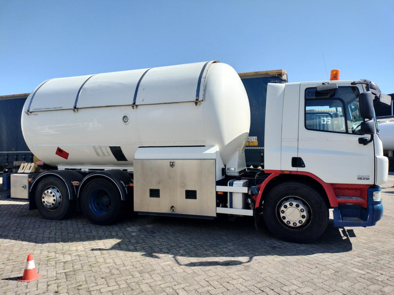 DAF FAN CF75. 6x2 -24030 L Gas tank truck -Gas, Gaz, LPG, GPL, Propane, Butane tank, Gastank ID 2.166 Rootselaar, flowmeter, pump, sunroof on tank - Tank truck: picture 1 DAF FAN CF75. 6x2 -24030 L Gas tank truck -Gas, Gaz, LPG, GPL, Propane, Butane tank, Gastank ID 2.166 Rootselaar, flowmeter, pump, sunroof on tank - Tank truck: picture 1