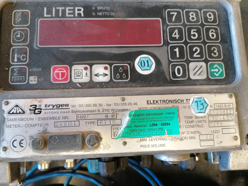 Used complete set Flowmeter set Alfons Haar type PT1 LPG , GPL - Fuel system for Truck: picture 1 Used complete set Flowmeter set Alfons Haar type PT1 LPG , GPL - Fuel system for Truck: picture 1