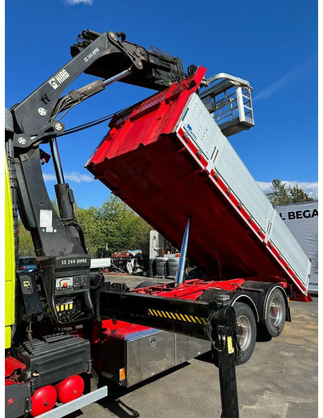 Volvo FM 6x2, Tipper + Crane and Skylift, 2009 - Tipper, Crane truck: picture 4 Volvo FM 6x2, Tipper + Crane and Skylift, 2009 - Tipper, Crane truck: picture 4