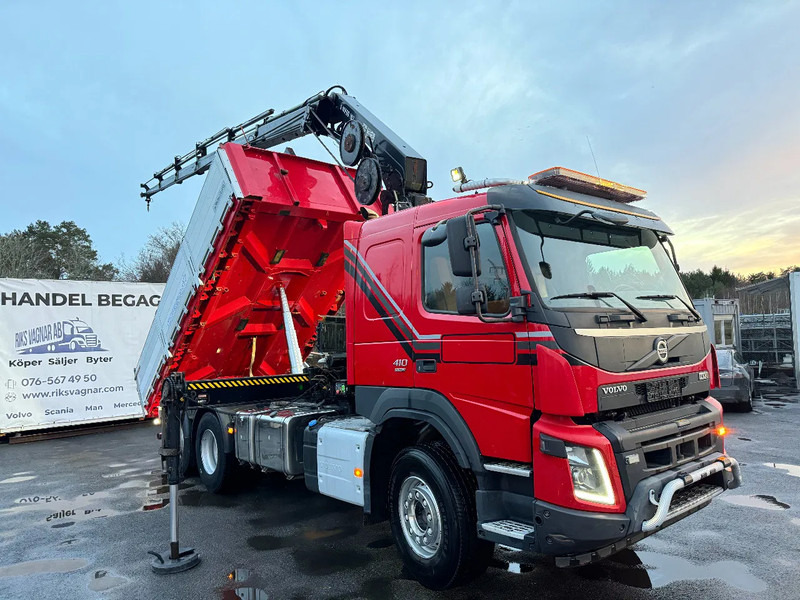 Volvo FMX 410 6x2*4, Tipper & Crane, 2015 - Tipper, Crane truck: picture 1 Volvo FMX 410 6x2*4, Tipper & Crane, 2015 - Tipper, Crane truck: picture 1