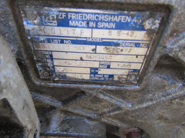 DAF FA 45 ZF ECOLITE 5 SPEED S5-42 GEARBOX - Gearbox for Truck: picture 3 DAF FA 45 ZF ECOLITE 5 SPEED S5-42 GEARBOX - Gearbox for Truck: picture 3