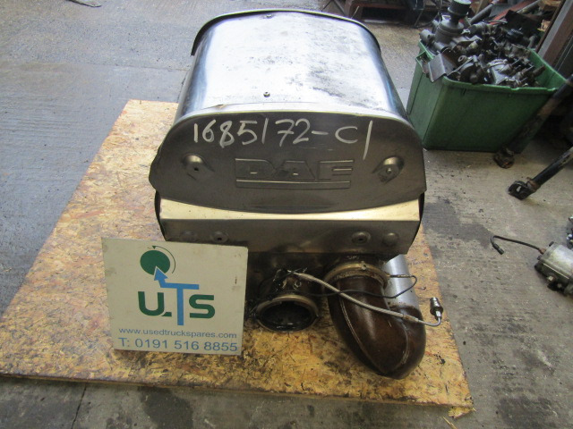 DAF XF 105 EXHAUST DPF/CAT EURO 5 SPEC P/NO 1685172-C1 - Exhaust system for Truck: picture 1 DAF XF 105 EXHAUST DPF/CAT EURO 5 SPEC P/NO 1685172-C1 - Exhaust system for Truck: picture 1