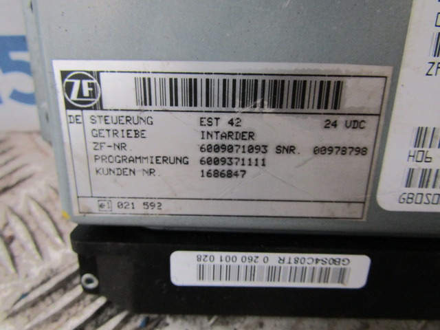 DAF XF 105 INTARDER ECU BOSCH P/NO 0260001028 - ECU for Truck: picture 2 DAF XF 105 INTARDER ECU BOSCH P/NO 0260001028 - ECU for Truck: picture 2